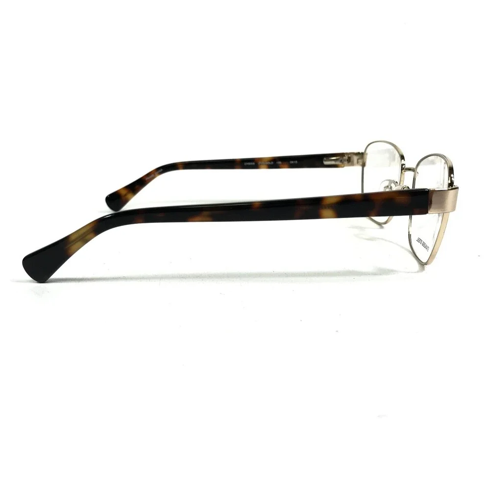 Cole Haan Eyeglasses Frames CH5008 717 GOLD Tortoise Square Wire Rim 52-17-135